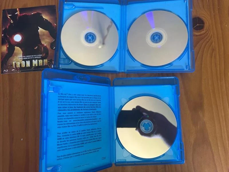 Lote de Blu-ray Iron Man 1 + Iron Man 2 – photo 3
